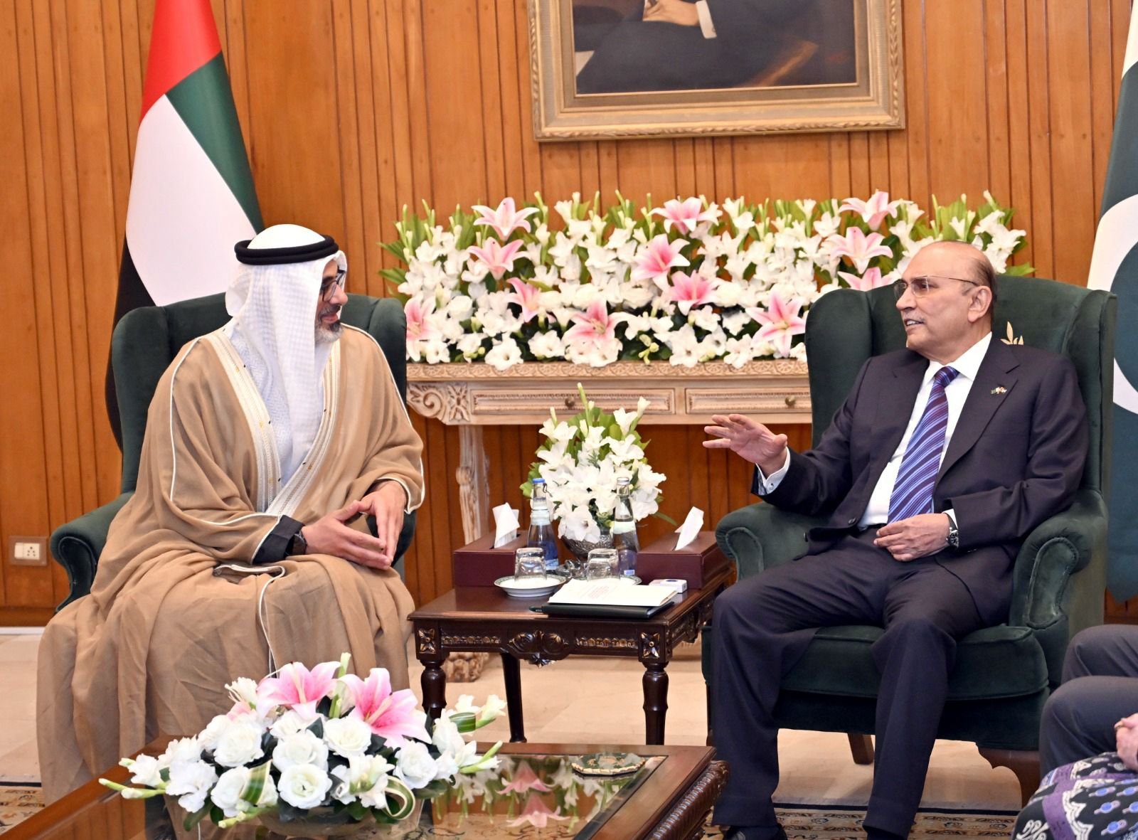 صدر زرداری سے ابوظہبی کے ولی عہد کی ملاقات