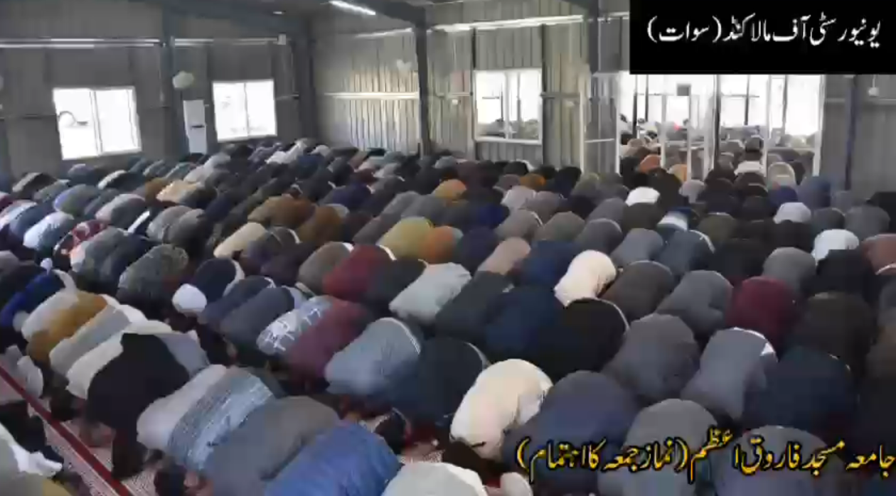 پاک فوج کی جانب سے یونیورسٹی آف مالاکنڈ میں مسجد کی تعمیر مکمل