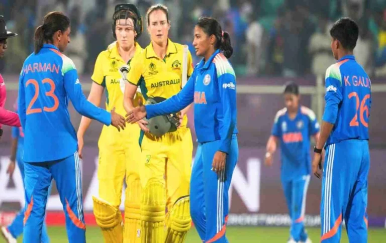 بھارت آسٹریلیا کو ہرا کر ویمنز ورلڈ کپ کے فائنل میں پہنچ گیا