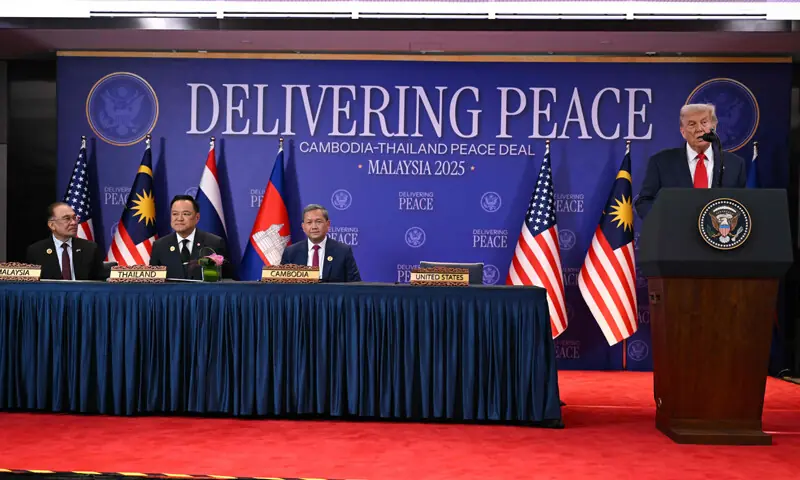 تھائی لینڈ اور کمبوڈیا میں امن معاہدہ، پاک افغان تنازع جلد حل کروا دیں گے: ڈونلڈ ٹرمپ