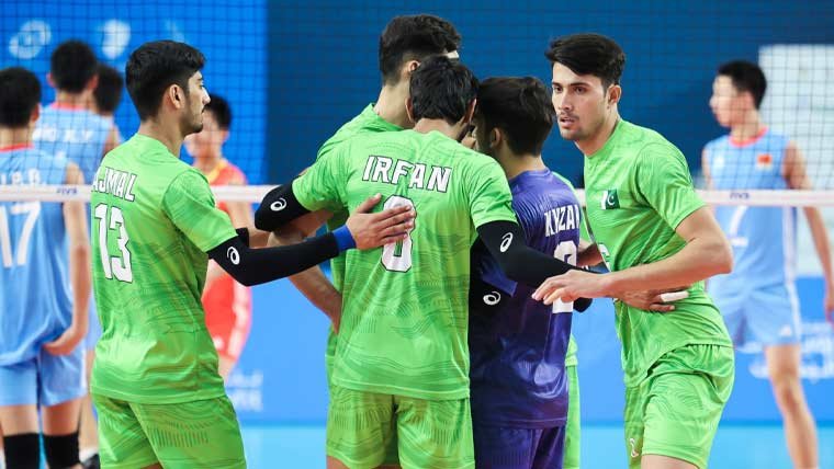 ایشین یوتھ گیمز: پاکستان والی بال ٹیم کی شاندار کارکردگی، سیمی فائنل میں رسائی ایشین یوتھ گیمز: پاکستان والی بال ٹیم کی شاندار کارکردگی، سیمی فائنل میں رسائی