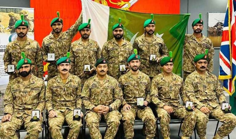 پاک فوج نے کیمرین پیٹرول ایکسرسائز میں سونے کا تمغہ جیت لیا