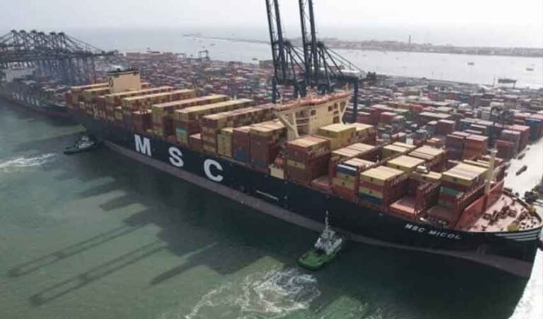 بحری تاریخ میں نیاسنگ میل، کراچی بندرگاہ پر بڑا مال بردار بحری جہاز لنگرانداز