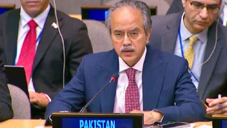 پاکستان کا تنازعات کے پرامن حل کیلئے اقوام متحدہ کے کردار پر زور