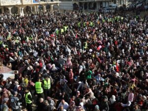 غزہ میں 54 جوڑوں کی اجتماعی شادی، تباہی کے درمیان امید کی نئی کرن