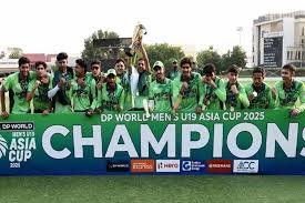 انڈر 19 ایشیا کپ: پاکستان نے بھارت کو شکست دے کر ٹائٹل اپنے نام کر لیا