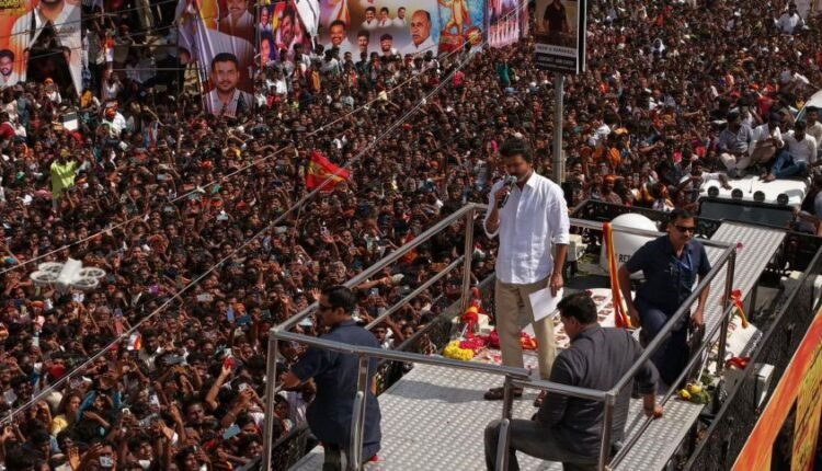 Fan killed at Vijay's political rally, police launch investigation