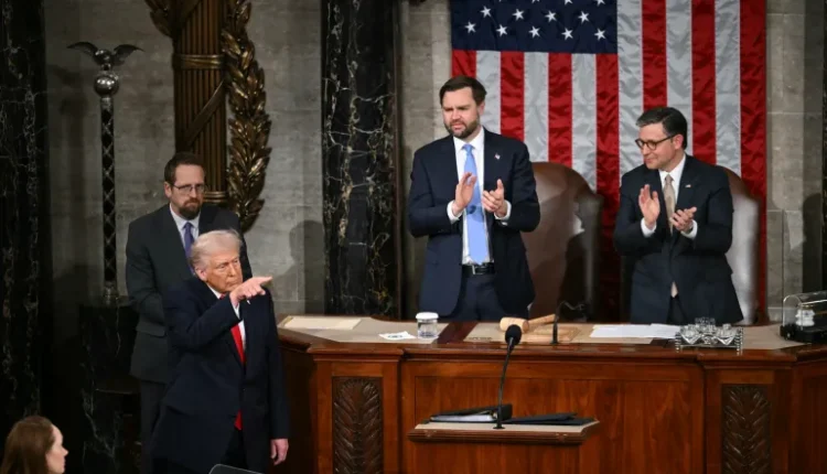 US President Donald Trump delivered his State of the Union address to Congress on Tuesday.