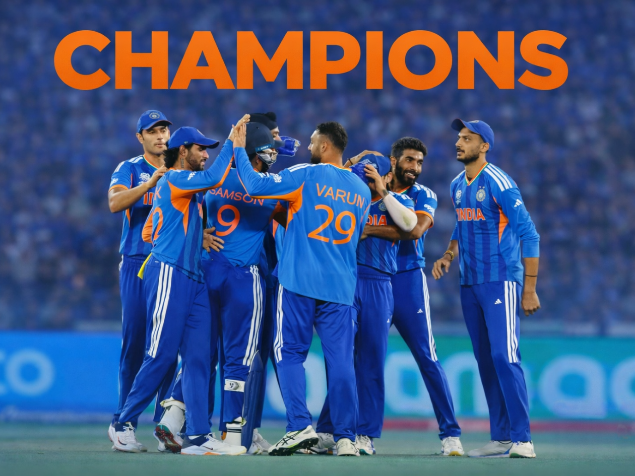 India wins T20 World Cup, defeats New Zealand by 96 runs in final