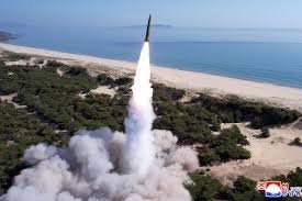 North Korea tests ballistic missile from east coast