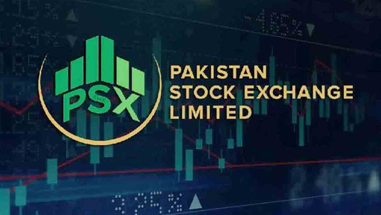 پاکستان سٹاک مارکیٹ میں کاروبار کے دوران مندی