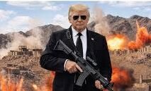 Donald Trump shares photo of himself holding gun, threatening Iran with urgent talks on tough nuclear deal