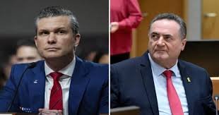 Israeli Defense Minister Yisrael Katz US Secretary of Defense