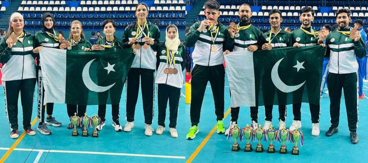Pakistan finished runners-up in the South Asian Championship 2026 by winning 22 medals.
