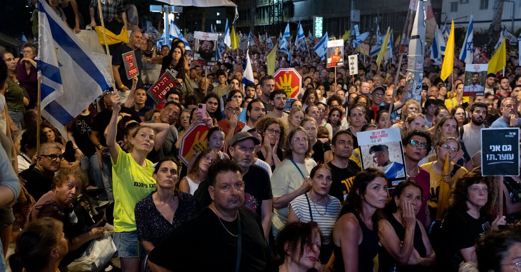 Protests in Israel against Netanyahu government, demand to stop wars