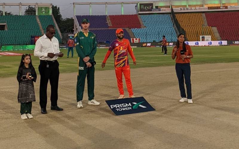 پی ایس ایل 11: راولپنڈیز کا ٹاس جیت کر بیٹنگ کا فیصلہ، ملتان سلطانز کے خلاف اہم مقابلہ جاری