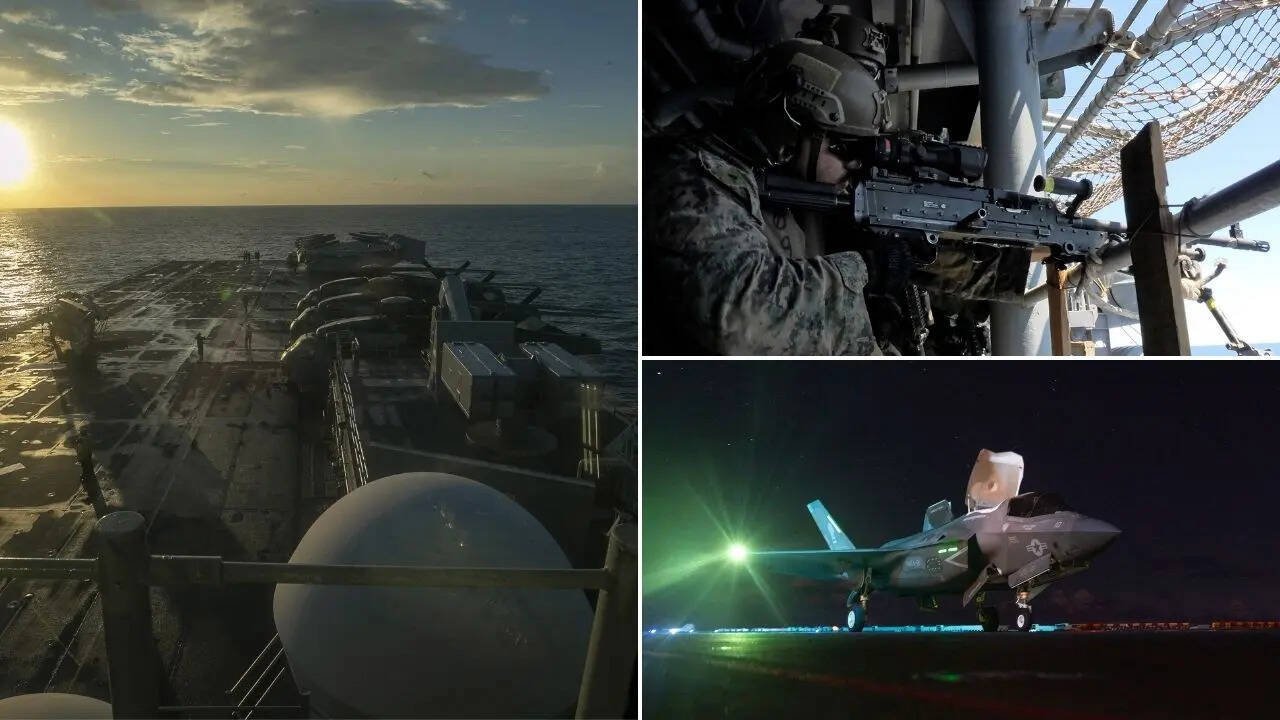 US military activities intensify in the Middle East, 3,500 Marines engaged in training on the USS Tripoli