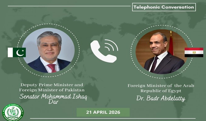 نائب وزیراعظم اسحاق ڈارکا مصری وزیرخارجہ سے رابطہ، امن و استحکام کیلئے ڈائیلاگ پر زور