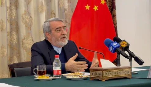 Iranian Ambassador to China Abdolreza Rahmani Fazli