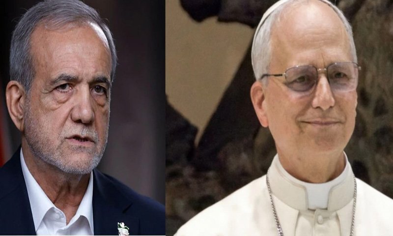 Iranian President thanks Pope Leo for condemning US attacks
