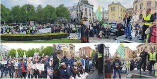 Kashmiri and Pakistani communities peacefully protest during Modi's visit to Oslo, strong reaction to human rights violations