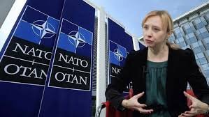 NATO spokeswoman Alison Hart