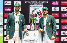 Pakistan, Bangladesh Test series trophy unveiled, first match to start tomorrow