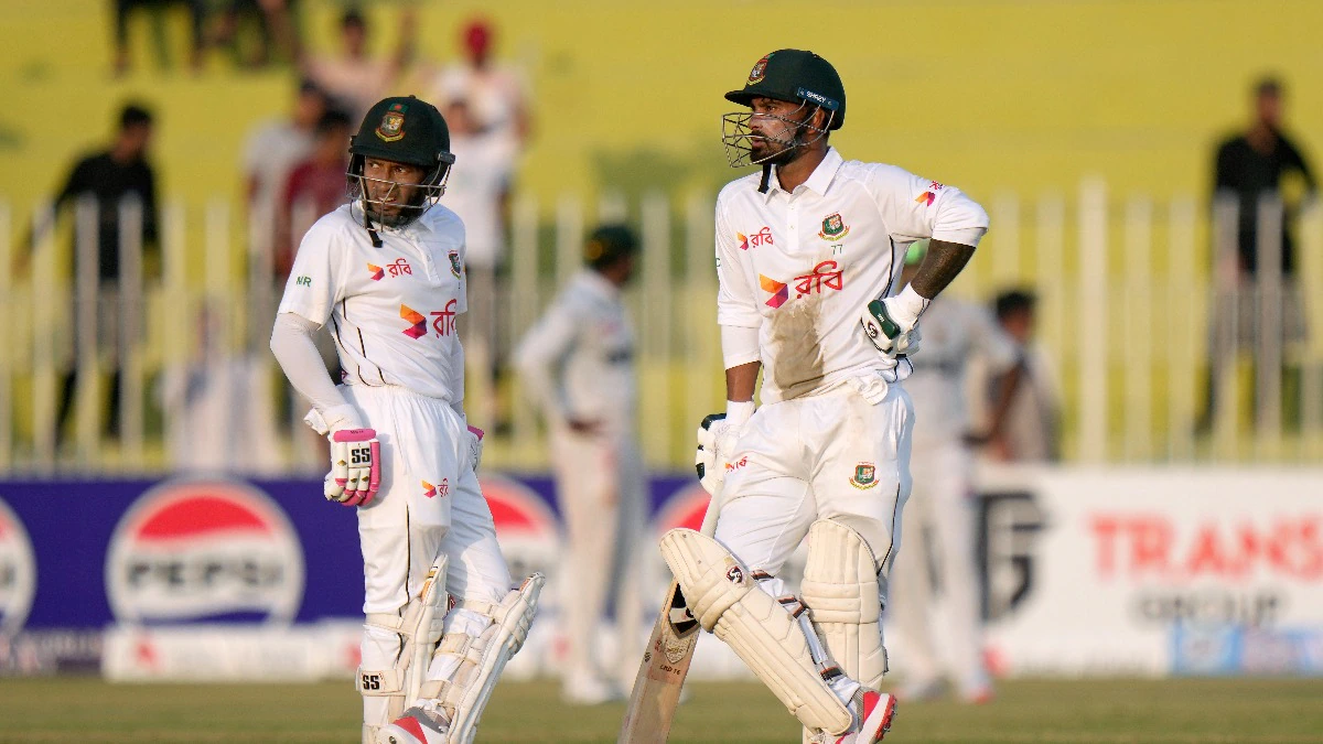 Play begins on the fourth day of the Pakistan-Bangladesh first Test.