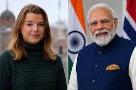 Social media accounts of Norwegian female journalist who asked a tough question to Narendra Modi suspended