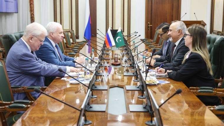 پاکستان اور روس کے درمیان پارلیمانی تعاون کے فروغ پر اتفاق