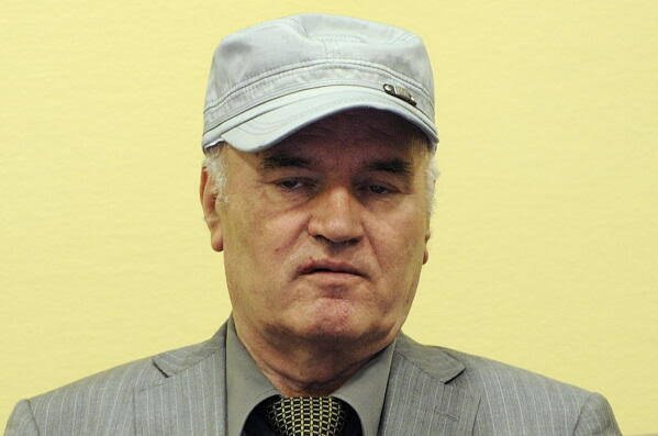 Bosnian war criminal general dies in UN detention center