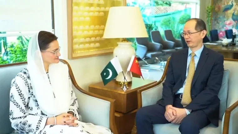 مریم اورنگزیب سے چینی ڈپٹی ہیڈ آف مشن کی ملاقات، مختلف شعبوں میں تعاون بڑھانے پر اتفاق